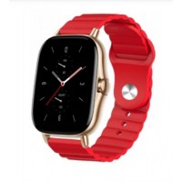 Ремінець BeWatch для Amazfit BIP | Bip Lite | Bip U/Pro/Mini | GTS | GTS 2(E) | GTR 42mm силіконовий 20мм Wave Червоний (1010704) Ремінець BeWatch для Amazfit BIP | Bip Lite | Bip U/Pro/Mini | GTS | GTS 2(E) | GTR 42mm силіконовий 20мм Wave Червоний (1010704)