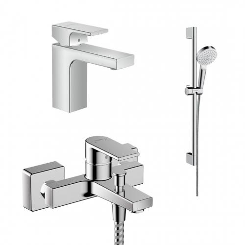 Набір змішувачів для ванни Hansgrohe Vernis Shape 71561000+71450000+26533400 Хром (71561111) в інтернет супермаркеті PbayMarket!