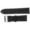 Ремінець для годинника Mykhail Ikhtyar зі шкіри 24 мм Чорний (S659-24S black)