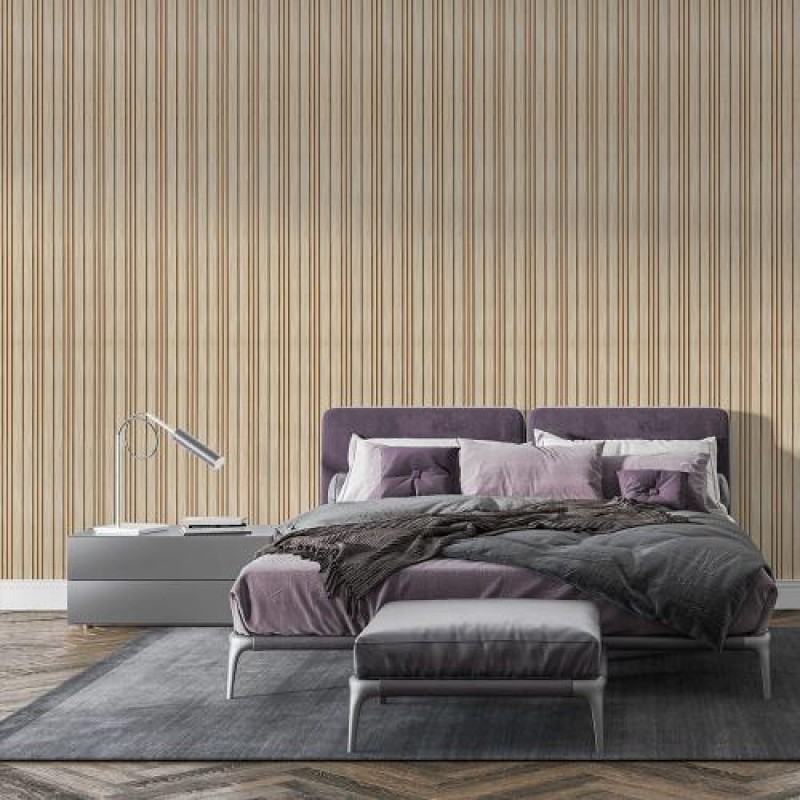 Декоративна стінова рейка Sticker Wall PS 2900x120x12 мм Бежевий (SW-00002137)