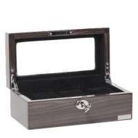 Скринька для зберігання годинників Salvadore WB/3085/BGB 23х12х9 см Коричнево-чорний Скринька для зберігання годинників Salvadore WB/3085/BGB 23х12х9 см Коричнево-чорний