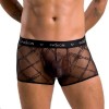 Чоловічі прозорі боксери Passion 032 Short James XXL/XXXL Black, сітка в інтернет супермаркеті PbayMarket!