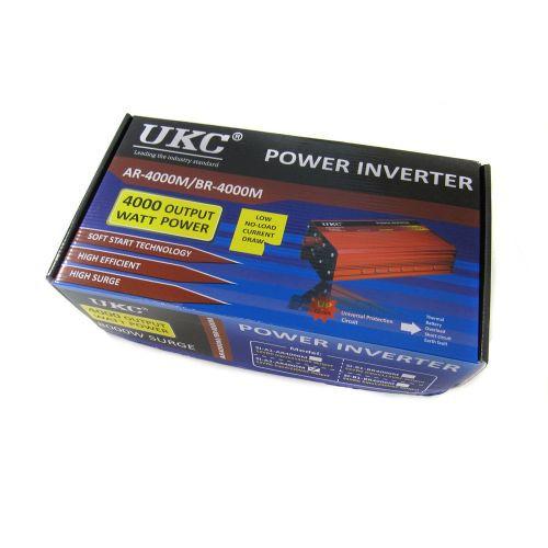 Інвертор перетворювач авто UKC 12V-220V AR 4000W