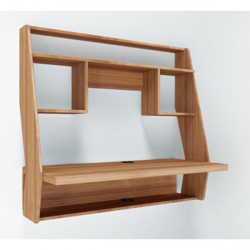 Навісний комп'ютерний стіл Comfy Home AirTable-III LB (горіх) Навісний комп'ютерний стіл Comfy Home AirTable-III LB (горіх)