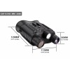 Бінокль нічного бачення FMA NV8161 до 400м у темряві 1080P HD 8X з кріпленням L4G24 та картою 128Гб (2413015406)