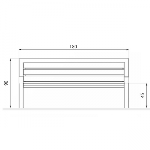 Лава GoodsMetall у стилі ЛОФТ 1800х560х900 - ЛС45 Лава GoodsMetall у стилі ЛОФТ 1800х560х900 - ЛС45