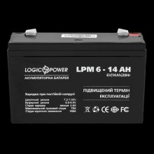 Акумулятор AGM LogicPower LPM 6-14 AH