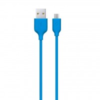Кабель Ttec (2DK7530M) USB - мікроUSB 1.2м, Blue
