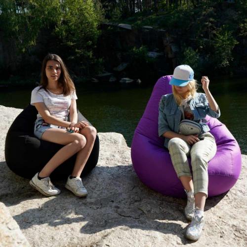 Крісло Мішок Груша Оксфорд 120х85 Студія Комфорту Стандартний розмір чорний Крісло Мішок Груша Оксфорд 120х85 Студія Комфорту Стандартний розмір чорний