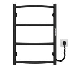 Рушникосушарка електрична Класік П4 400х600 Deffi Чорний JD03 (C.DK.60.40.4.E.B.R.1)