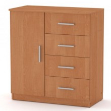 Комод Компаніт 4+1А Вільха (78х39х85 см)