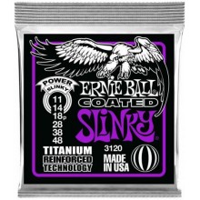 Струни для електрогітари Ernie Ball 3120 Regular Slinky Titanium Coated Strings 11/48