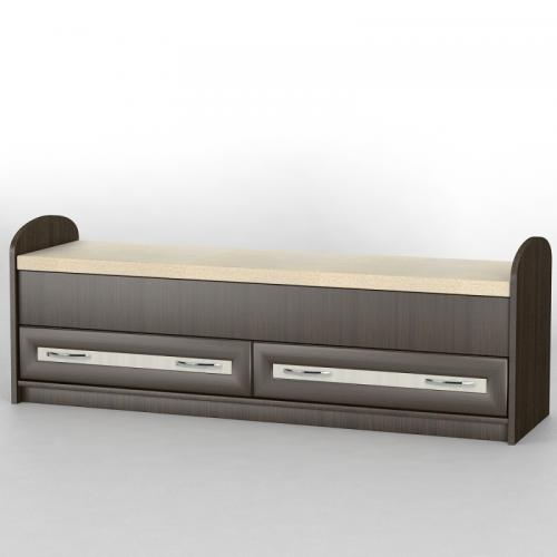 Комод приліжковий Тиса Мебель КП-111 Венге Дуб молочний 55x41x140 см Комод приліжковий Тиса Мебель КП-111 Венге Дуб молочний 55x41x140 см