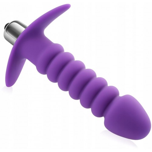 Вібруюча анальна втулка (масажер простати) фіолетова We Love в інтернет супермаркеті PbayMarket!
