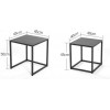 Комплект журнальних столиків GoodsMetall у стилі Лофт 500х450х450 ЖС139