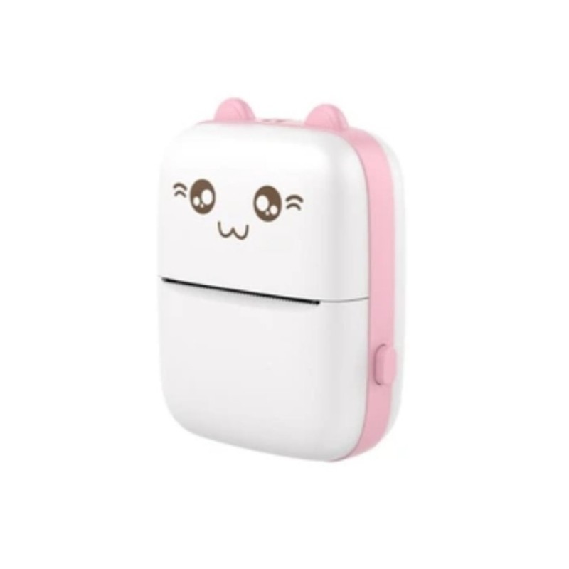 Термопринтер дитячий портативний з термодруком Jetix Portable Mini Printer MX06 Рожевий