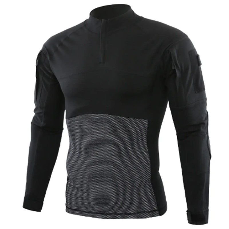 Тактична сорочка Solve Убакс Tactical Combat Shirt XL Black-Grey