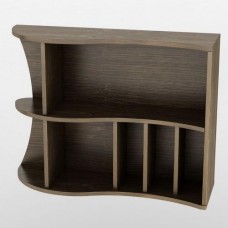 Полиця навісна Тиса Мебель Стінол Венге 600x250x800 мм