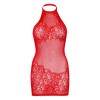 Сукня-сітка зі стразами Leg Avenue Rhinestone halter mini dress Red, відкрита спина, one size в інтернет супермаркеті PbayMarket!