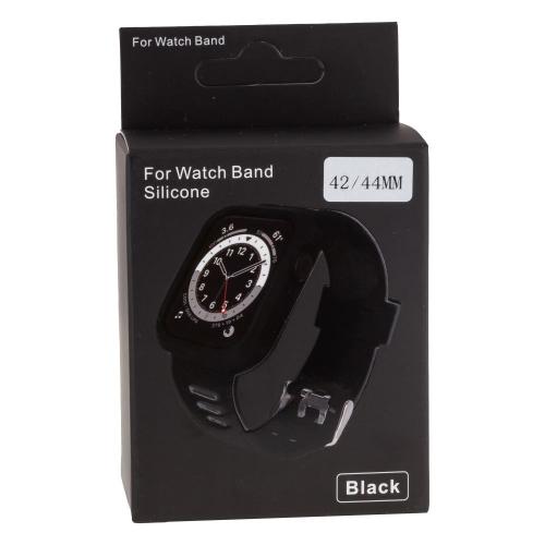 Ремінець силіконовий футляр ANCHOR Watch Band Apple Watch 42-44 mm Black Ремінець силіконовий футляр ANCHOR Watch Band Apple Watch 42-44 mm Black