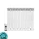 Електрорадіатор ELECTRO.8SL стандарт 500/96 (168Вт) програматор зліва 910Вт з настінними кріпленнями
