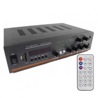 Підсилювач звуку Su-Kam PA-333BT Bluetooth Караоке з пультом ДУ 100W Black Підсилювач звуку Su-Kam PA-333BT Bluetooth Караоке з пультом ДУ 100W Black