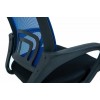 Офісне крісло керівника Richman Спайдер Сітка Чорне + Синє