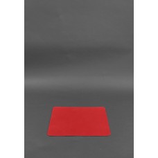 Килимок для мишки з натуральної шкіри 1.0 червоний краст BlankNote