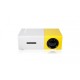 Портативний міні проектор LED Projector YG-300 White/Yellow