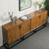 Комод у стилі Loft NS-251 930x1800x350 мм Черный в інтернет супермаркеті PbayMarket!