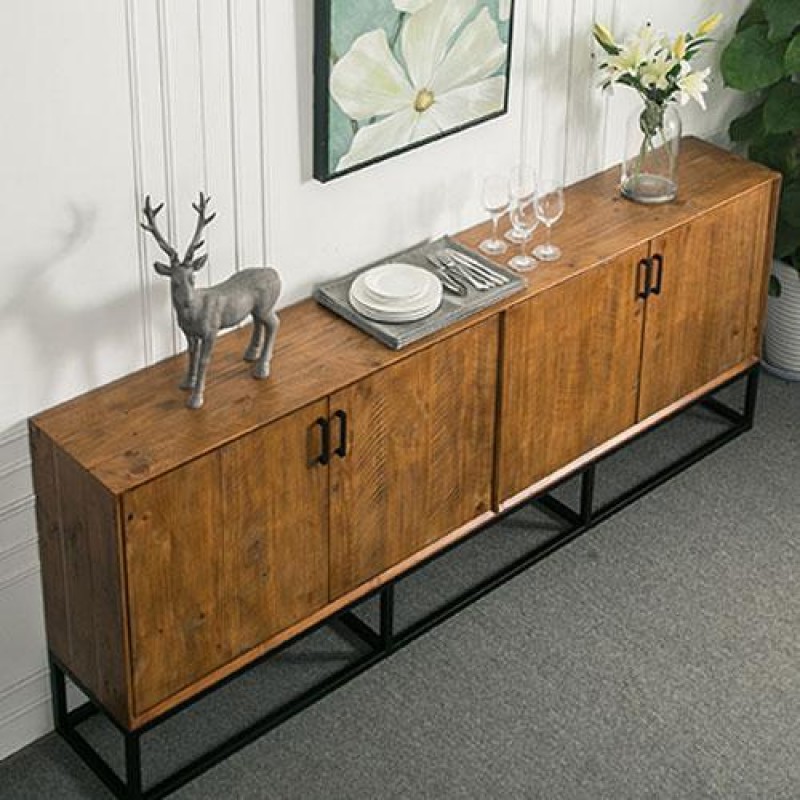 Комод Loft NS-251 930x1800x350 мм Чорний