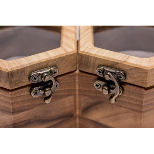 Коробочка-органайзер для зберігання наручних годинників ecoWalnut 7.8х18.8х10.9 см Коробочка-органайзер для зберігання наручних годинників ecoWalnut 7.8х18.8х10.9 см