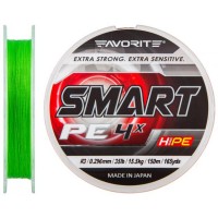 Шнур Favorite Smart PE 4x 150м #3.0/0.296мм 15.5кг Зелений (1013-1693.10.30) Шнур Favorite Smart PE 4x 150м #3.0/0.296мм 15.5кг Зелений (1013-1693.10.30)