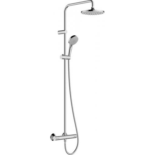 Душова система з термостатом Hansgrohe Vernis Blend Showerpipe 200 1jet EcoSmart 26089000 хром в інтернет супермаркеті PbayMarket!