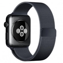 Ремінець Milanese Loop Strap для Apple Watch 38/40mm Space Grey