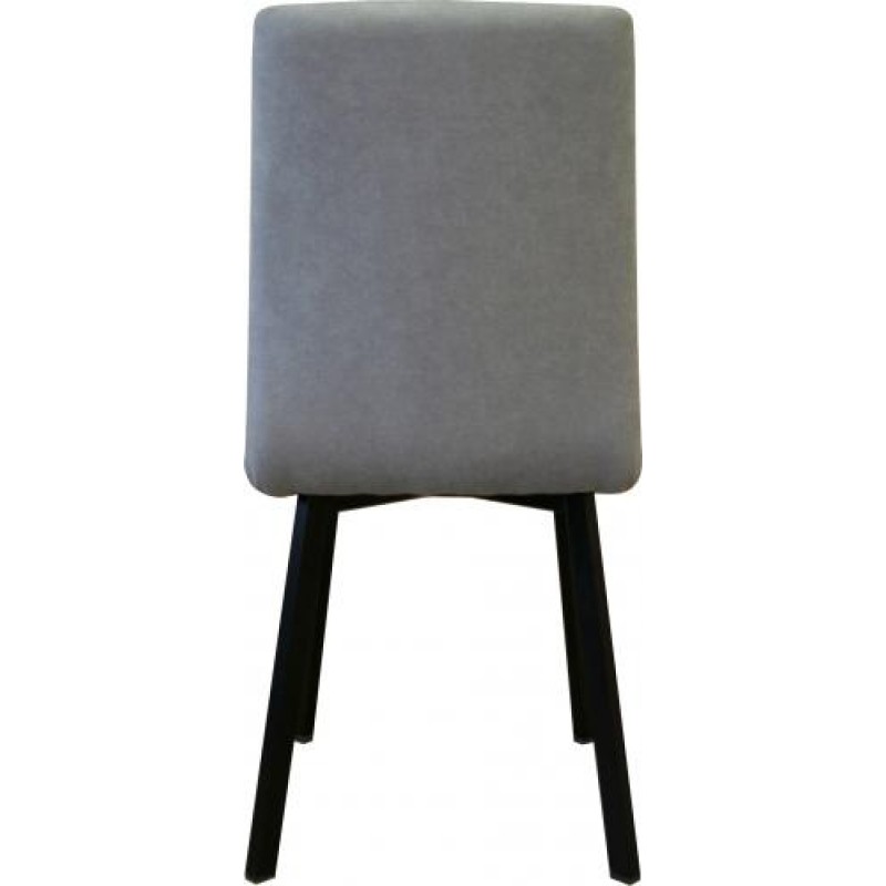 Стілець Max's furniture Брайтон 01 Чорний/Світло-сірий