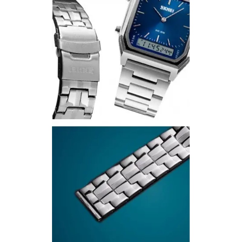 Годинник чоловічий Skmei 1220 Tango Сріблястий