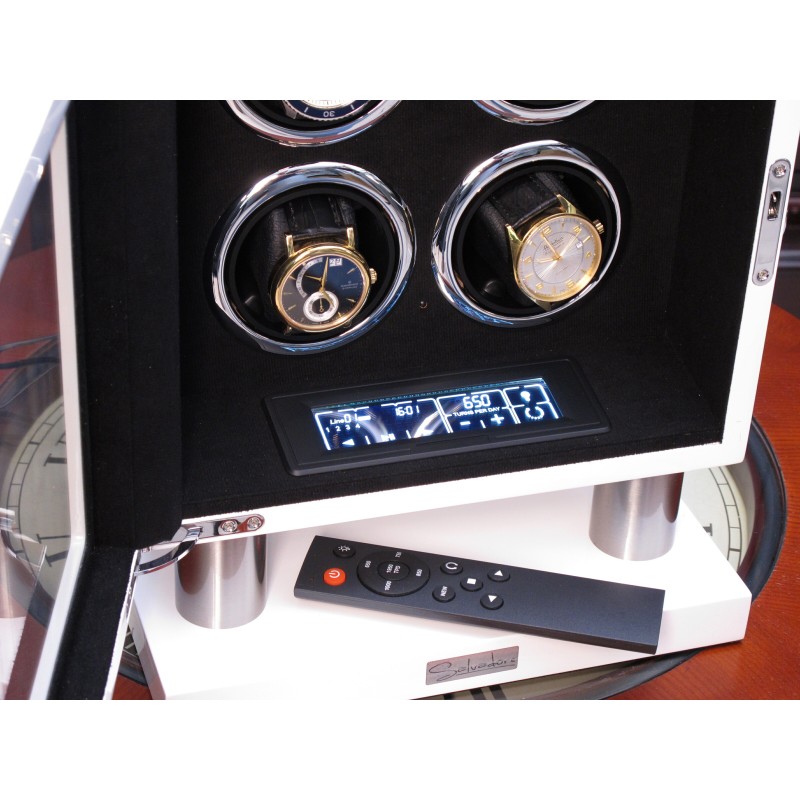 Шкатулка Salvadore для підзаводу 4 годинників 8004/WF/DF 4x4 Білий