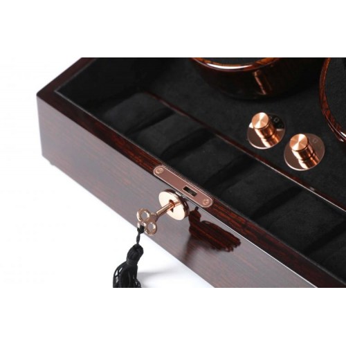 Шкатулка Salvadore для підзаводу 4 годинників 031/GF/F/5L 2x4+ Коричневий Шкатулка Salvadore для підзаводу 4 годинників 031/GF/F/5L 2x4+ Коричневий