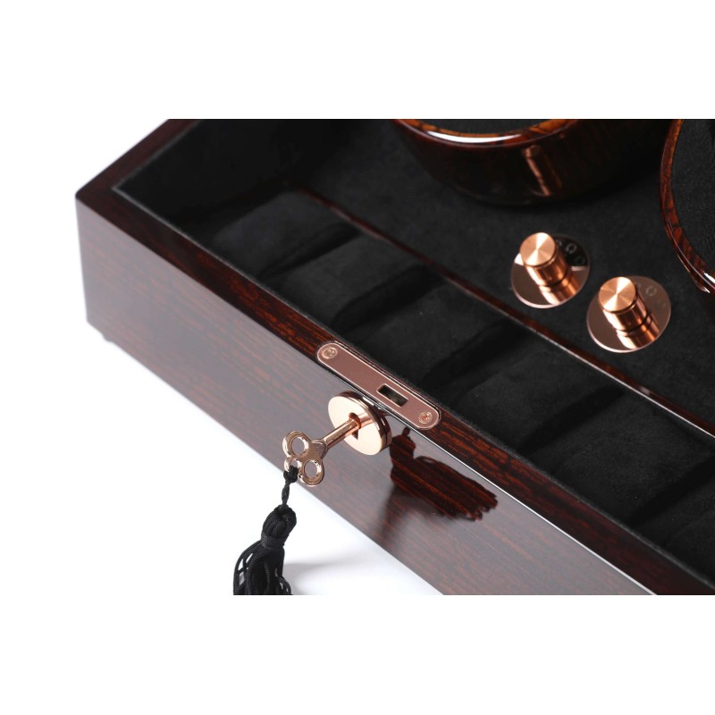 Шкатулка Salvadore для підзаводу 4 годинників 031/GF/F/5L 2x4+ Коричневий