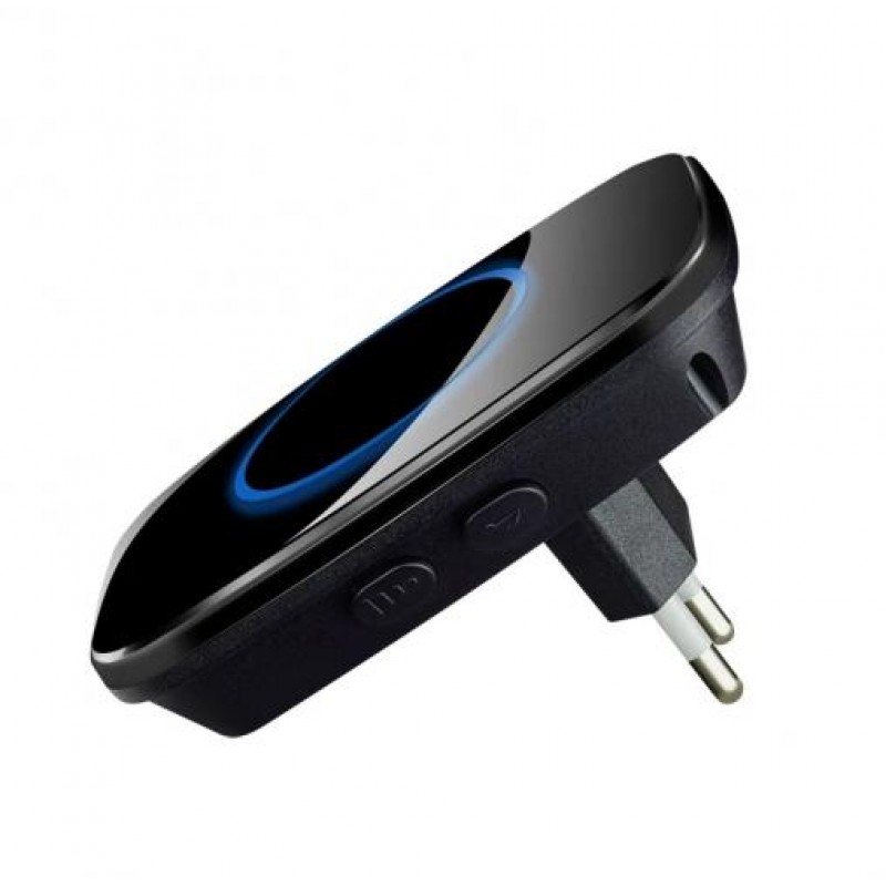 Безпровідний дверний дзвінок Emastiff 38 мелодій зона покриття 150 м Чорний