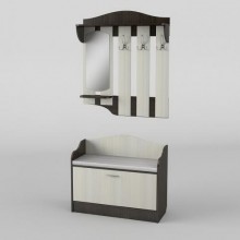 Передпокій Тиса Мебель-1 Венге Молочний 204.5x35x90 см