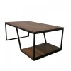Журнальний, кавовий столик GoodsMetall у стилі Лофт 1200х700х450 ЖС108