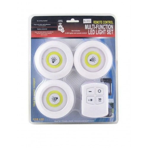 Набір нічників з пультом набір 3 шт OPT-TOP LED light with Remote Control set (1756375633) Набір нічників з пультом набір 3 шт OPT-TOP LED light with Remote Control set (1756375633)