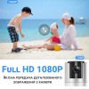 Поворотна бездротова WiFi IP камера відеоспостереження Camsoy X1 PTZ 1080P White (0062)