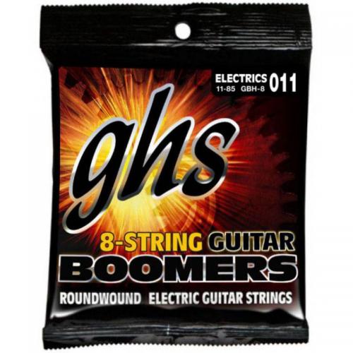 Струни для електрогітари GHS GBH-8 Boomers Heavy Electric Guitar 8-Strings 11/85 Струни для електрогітари GHS GBH-8 Boomers Heavy Electric Guitar 8-Strings 11/85