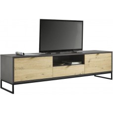 Тумба підставка для TV у стилі Loft NS-2156 630x1480x350 мм Черный