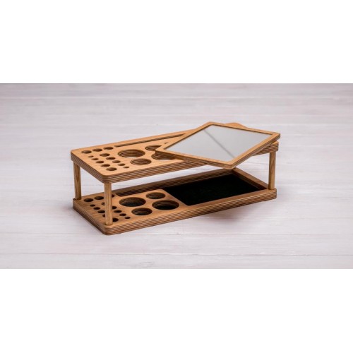 Органайзер для макіяжу ecoWalnut 350x150x107 мм Органайзер для макіяжу ecoWalnut 350x150x107 мм