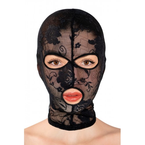 Капюшон для БДСМ Fetish Tentation Patterned fishnet hood