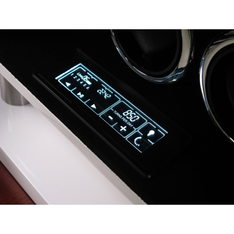 Шкатулка Salvadore для підзаводу 6 годинників 8006/WF/DF 6x6 Білий